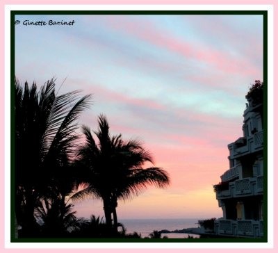 coucher de soleil au Barcelo