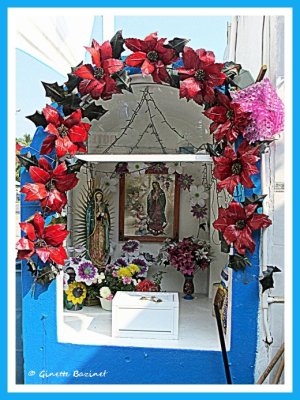 grotte de la Vierge de la Guadalupe à Santiago