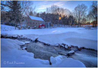 _MG_2735 Cold Twilight at the Grist Mill