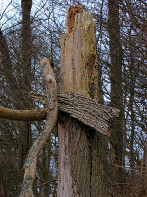 Wood statue