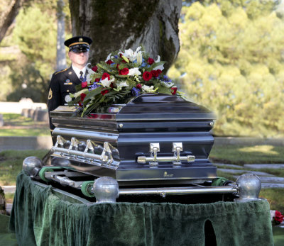 soldier graveside