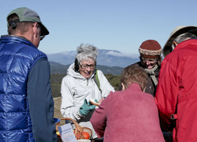 hikers at the top