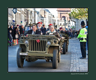 The Iconic Jeep is part of the Parade. 