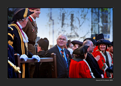 A moment to relax, after the Two Minute Silence and the Remembrance Service. 