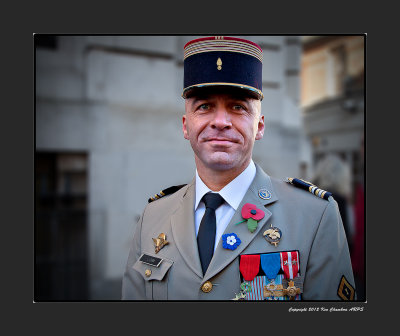 Lieutenant-Colonel  L Cuny. French Army 