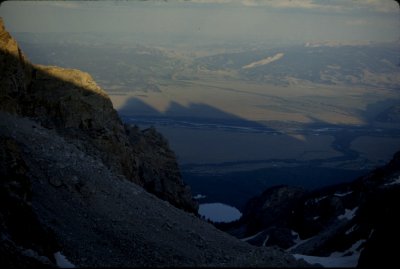 shadow of the Grand from the Lower Saddle Summer 1971.jpg