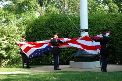 Flag Folding Ceremony 2