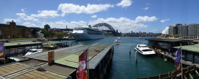 Sydney Harbour from Circular Quay railway station