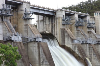 Warragamba Dam in Flood (2 Mar 2013)