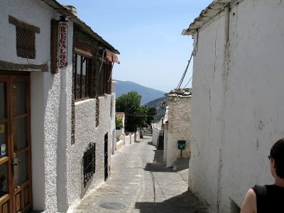 Lane in a mountain village (Bubion)