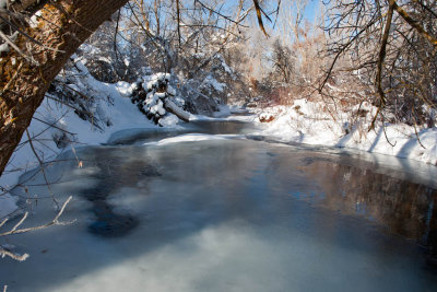 7937 My partially frozen river