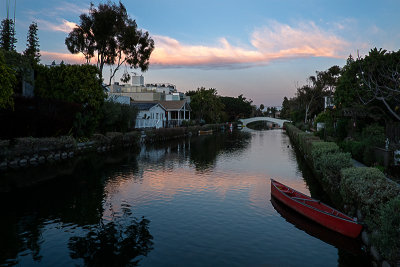 Venice Canals Sunset, December 31, 2012