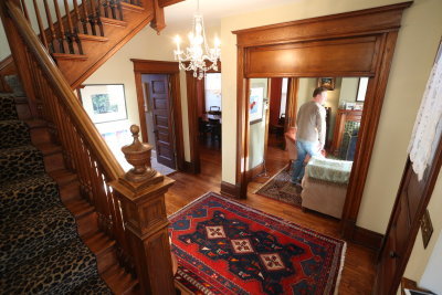 Foyer from 1st landing on main stairs
