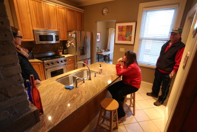 kitchen from door to foyer