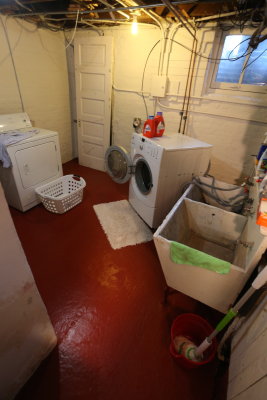 basement laundry room - needs help