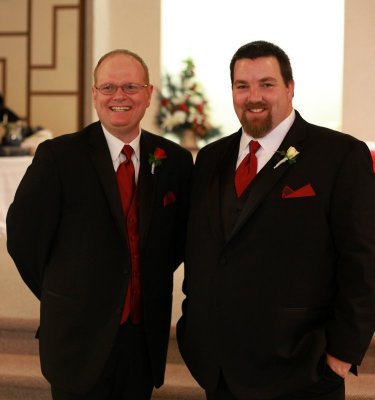 Brock and Noble (best man)