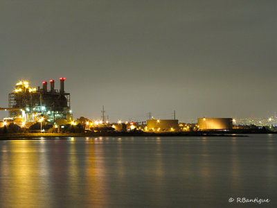 Old Southbay power plant and storage tanks