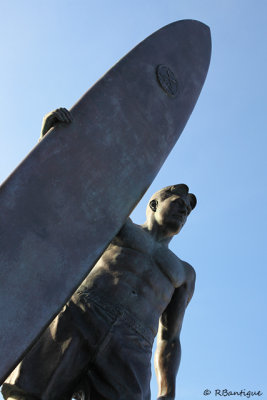 Imperial Beach surfer statue