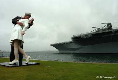 sailor kissing nurse