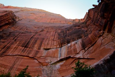 the wall above Emerald Pool 