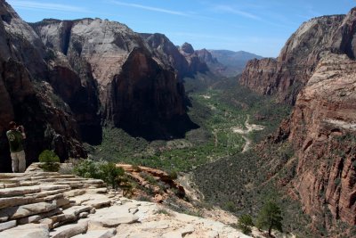 Al at the top of Angels Landing
