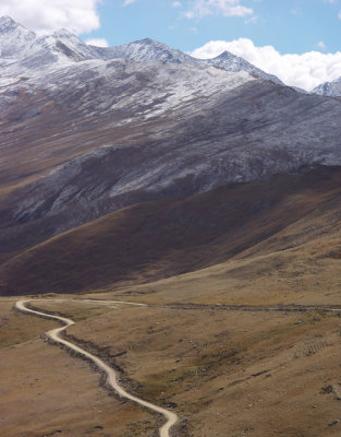 Road to the peaks