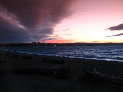 Dramatic Evening Sky Over Kitsilano BC.JPG