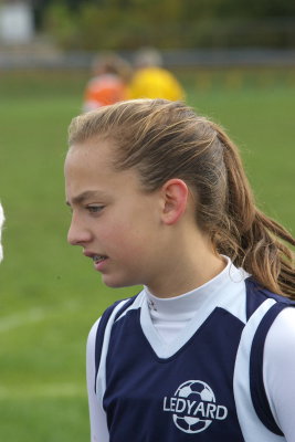 Day 2 of U14 girls Soccer Ledyard Windam CT Soccer Tournament October 7, 1012