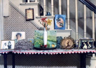 Nana Miller's front table circa 1988