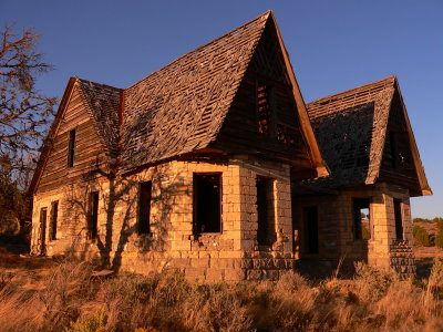 Surprised the roof is still there, almost !