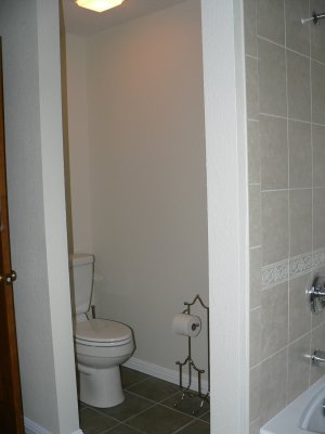 Newly remodeled upstairs bathroom
