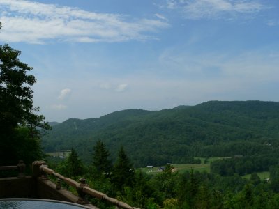 View from the back deck of our neighbor's house