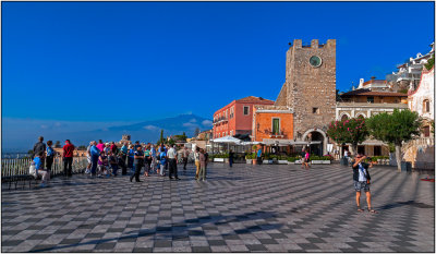 9th of April Square, Taormina, Italy