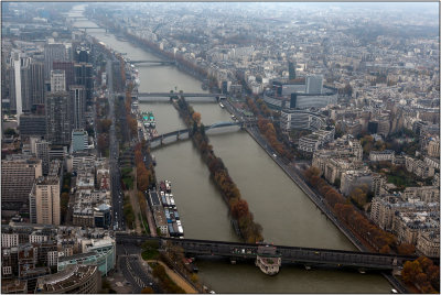 The River Seine from the Eiffel Tower