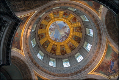 Looking Up Into The Dome Over Napoleon's Tomb