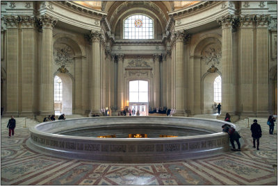 Looking Down at Napoleon's Tomb