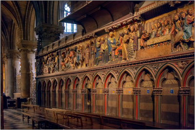 Inside Cathdrale Notre Dame de Paris