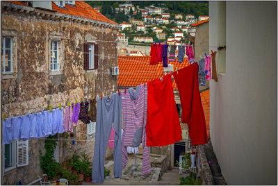 Drying Clothes in Dubrovnik