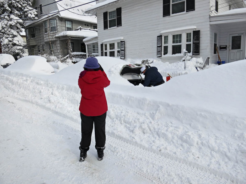 Probably should have cleared the snow first