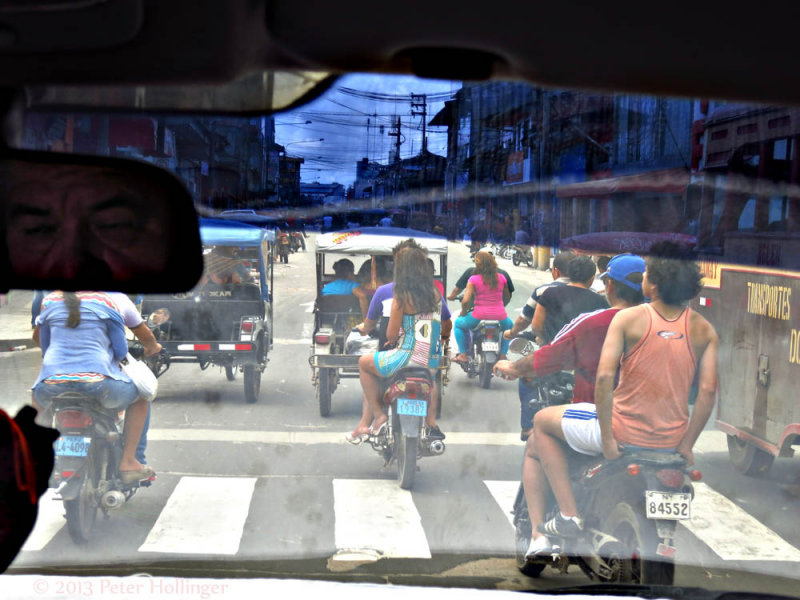 Bus ride through Iquitos