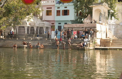 Udaipur bathing