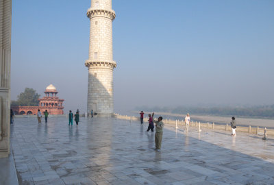 Behind Taj Mahal