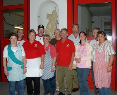 Frohsdorfer Feuerwehrfest, fleißige Helfer