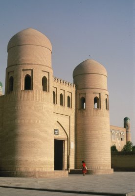 PALACE towers and entrance door