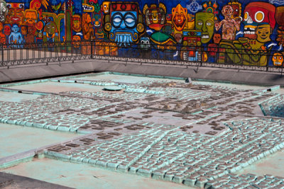 Maqueta de la Ciudad de Tenoxtitlan en el Zocalo