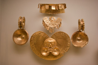 Objetos en el Museo del Oro