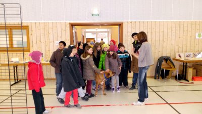 J'ai prvu la journe du lundi pour accueillir les enfants des coles maternelles et primaires de notre village