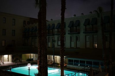 Menger Pool by Night
