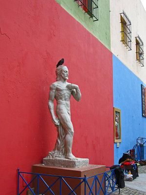 statue, La Boca