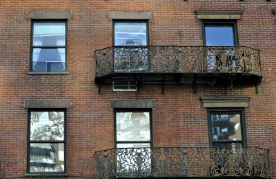 Windows With Fancy Balconies 